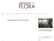 Tablet Screenshot of designbyflora.com
